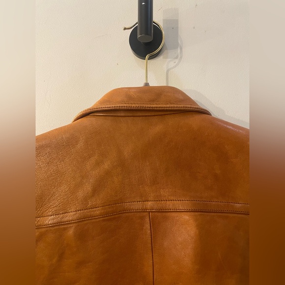 GAP Leather Bomber Jacket - Picture 9 of 9